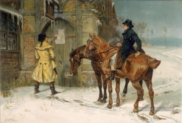 Cold Comfort Samuel Edmund Waller genre Peinture à l'huile